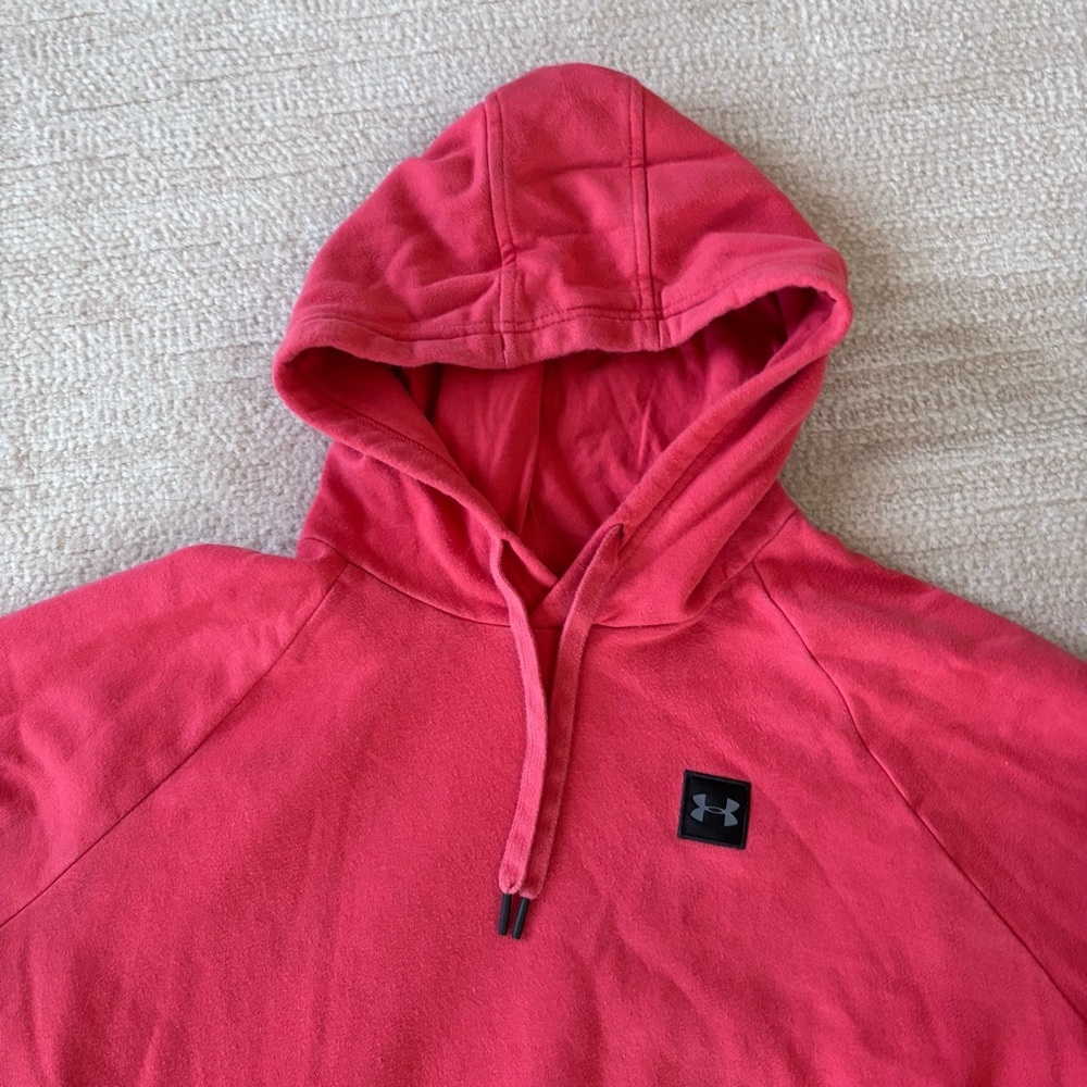 Under Armour Men's Hooded Sweatshirt XL Red - Picture 5 of 9